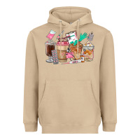 Mushroom Nurse Coffee Cups Heavyweight Hoodie - FaDigitalArtStudio