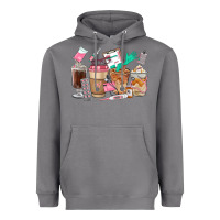Storm Nurse Coffee Cups Heavyweight Hoodie - FaDigitalArtStudio