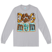 Moon Dust Dog Mom with Paw Long Sleeve Tee - texasbilliewilder