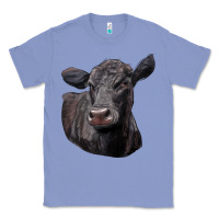 Colony Blue Black Angus Cow Illustrations Classic Tee - LillyAllenDesigns