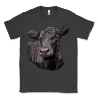 Smoke Black Angus Cow Illustrations Classic Tee - LillyAllenDesigns
