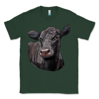 Sports Green Black Angus Cow Illustrations Classic Tee - LillyAllenDesigns