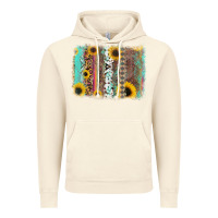 Vintage Artic aztec leopard turquoise sunflower background Vintage Hoodie - RanaPortraitStore