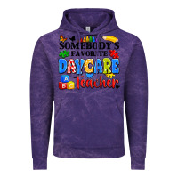 Cloud Purple somebody's favorite daycare teacher Vintage Hoodie - Artiststas