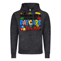 Vintage Black somebody's favorite daycare teacher Vintage Hoodie - Artiststas