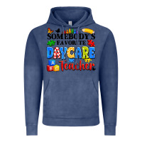 Vintage Denim somebody's favorite daycare teacher Vintage Hoodie - Artiststas