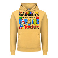 Vintage Mustard somebody's favorite daycare teacher Vintage Hoodie - Artiststas