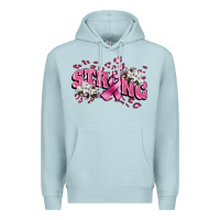 Blue Mist Strong Cancer Awareness Premium Hoodie - FaDigitalArtStudio