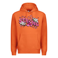 Carrot Strong Cancer Awareness Premium Hoodie - FaDigitalArtStudio
