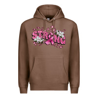 Chestnut Strong Cancer Awareness Premium Hoodie - FaDigitalArtStudio