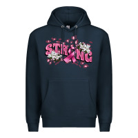 Navy Strong Cancer Awareness Premium Hoodie - FaDigitalArtStudio