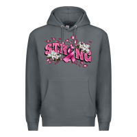 Rock Strong Cancer Awareness Premium Hoodie - FaDigitalArtStudio