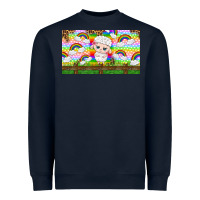 Navy cute sheep Heavyweight Sweatshirt - TumblerDesignByShophia