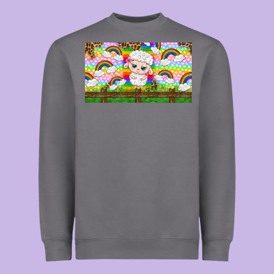 Cute Sheep Heavyweight Sweatshirt Designed By Tumblerdesignbyshophia