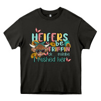 Asphalt heifers be trippin' Heavy Core Tee - MaliasSmallBusiness
