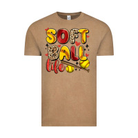 Vintage Coffee softball life Vintage Tee - Artiststas