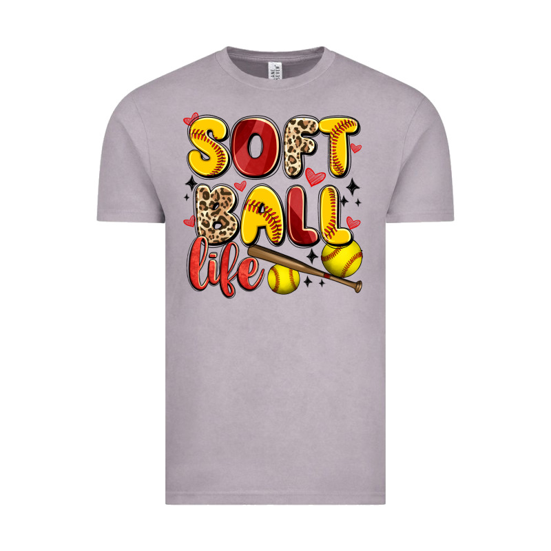 Softball Life Vintage Tee by Artiststas | Teevron