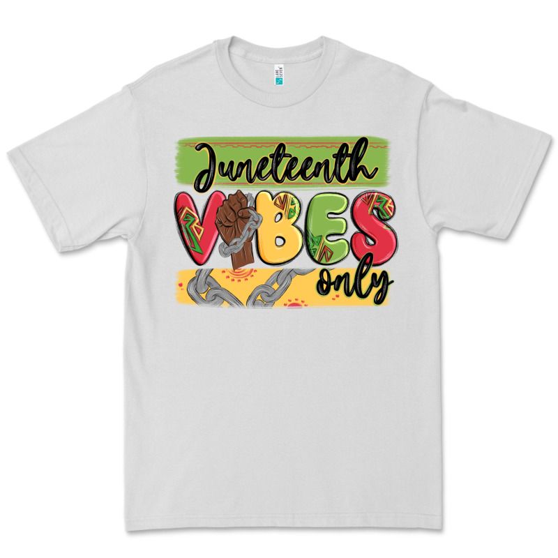 Juneteenth Vibes Only Premium Tee by MaliasSmallBusiness | Teevron