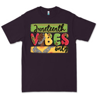 Plum juneteenth vibes only Premium Tee - MaliasSmallBusiness