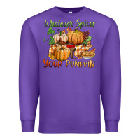 Purple whatever spices your pumpkin Premium Sweatshirt - BundleAndBundleShop