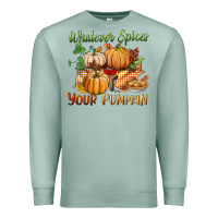 Seafoam whatever spices your pumpkin Premium Sweatshirt - BundleAndBundleShop