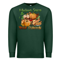 Sports Green whatever spices your pumpkin Premium Sweatshirt - BundleAndBundleShop