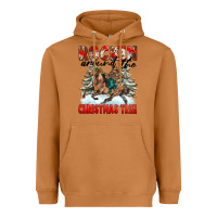 Meerkat Rockin Around The Christmas Tree Rodeo Heavyweight Hoodie - FaDigitalArtStudio