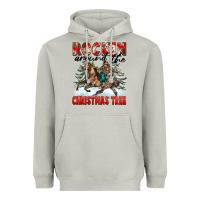 Moon Dust Rockin Around The Christmas Tree Rodeo Heavyweight Hoodie - FaDigitalArtStudio