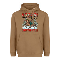 Rockin Around The Christmas Tree Rodeo Heavyweight Hoodie | Teevron