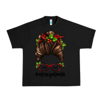 Black christmas merry mama Urban Heavy Tee - Jasminsmagicworld