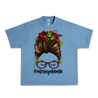 Pebble Blue christmas merry mama Urban Heavy Tee - Jasminsmagicworld