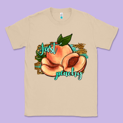 Just Peachy 2 Classic Tee Designed By Jahusdesignshop
