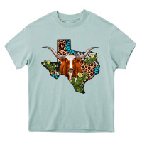 Arona longhorn texas map Heavy Core Tee - AdoDesignShop