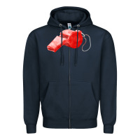 Navy whistle  fa element Zipper Hoodie - FaDigitalArtStudio