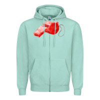 Seafoam whistle  fa element Zipper Hoodie - FaDigitalArtStudio