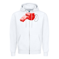 White whistle  fa element Zipper Hoodie - FaDigitalArtStudio