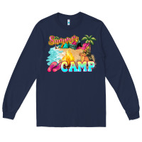 Navy summer camp Long Sleeve Tee - NancyCooperArtShop