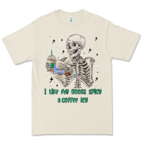 Bone i like my books spicy and coffee icy Premium Tee - MaliasSmallBusiness
