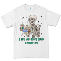 I Like My Books Spicy And Coffee Icy Premium Tee | Teevron