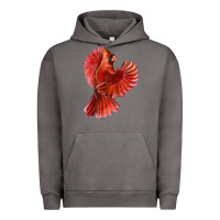 Pigment Tornado Flying Northern Cardinal Bird Urban Hoodie - LillyAllenDesigns