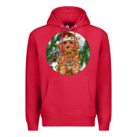 Cardinal Toy Poodle And Farm Premium Hoodie - RanaPortraitStore