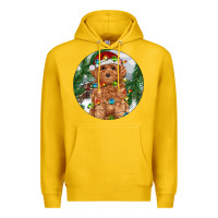 Lemon Toy Poodle And Farm Premium Hoodie - RanaPortraitStore