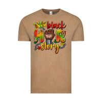 Vintage Coffee black her story Vintage Tee - Artiststas
