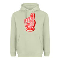 Matcha number one foam finger Heavyweight Hoodie - FaDigitalArtStudio