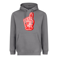 Storm number one foam finger Heavyweight Hoodie - FaDigitalArtStudio