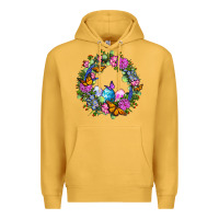 Mustard Easter Ocaliptus spring flowers Premium Hoodie - OliviaCreatesArt