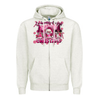 I'm Dreaming Of A Pink Christmas Zipper Hoodie | Teevron
