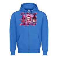 True Royal i'm dreaming of a pink christmas Zipper Hoodie - FaDigitalArtStudio