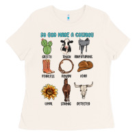 Bone so god made a cowboy Ladies Tee - MaliasSmallBusiness