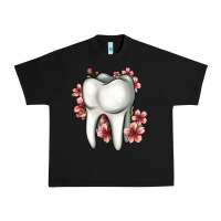 Black floral tooth Urban Heavy Tee - Jasminsmagicworld